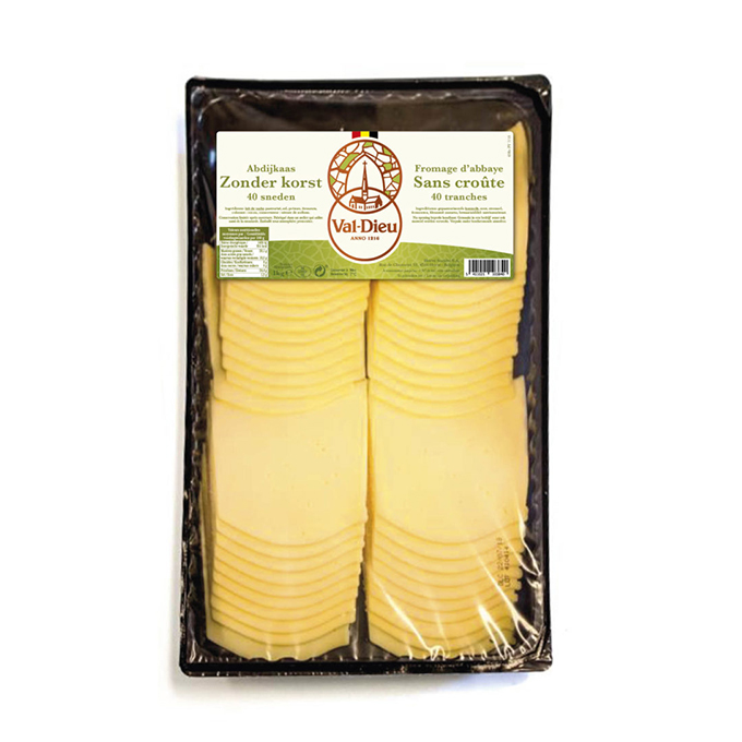 Val-Dieu fromage d’Abbaye tranches sans croûte 1kg