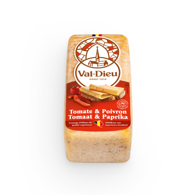 Val-Dieu fromage d’Abbaye Tomates Poivrons