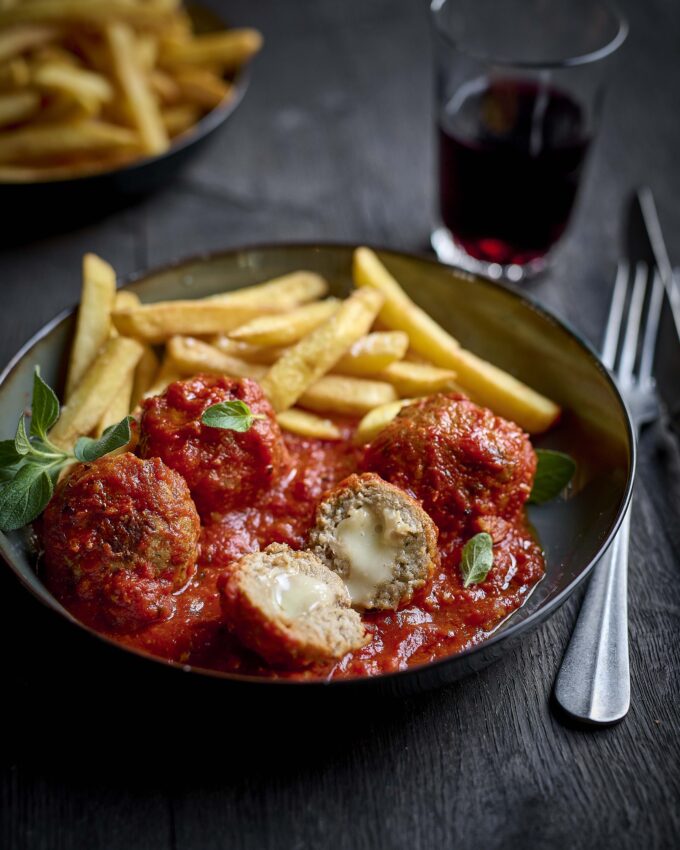 Boulettes sauce tomate au Chèvre des Moines