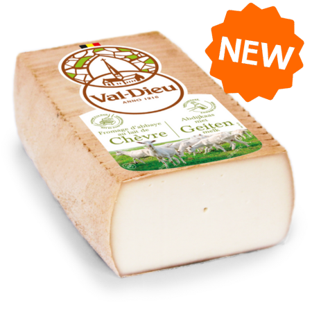 Val-Dieu abbey cheese made from goat’s milk