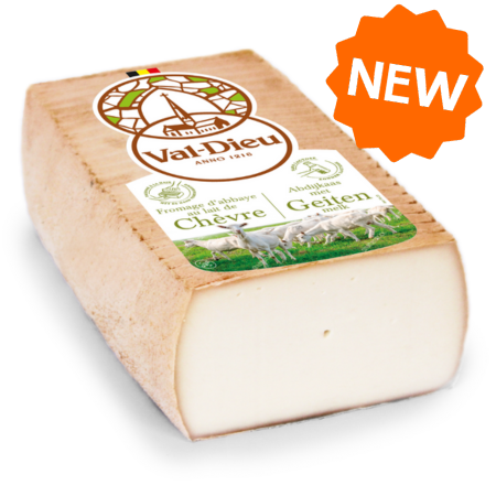 Val-Dieu abbey cheese made from goat’s milk