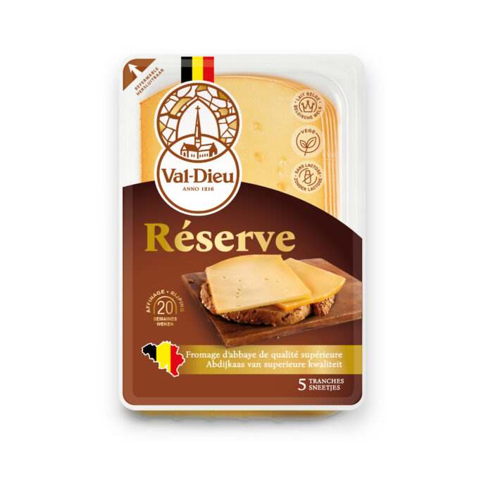 Val-Dieu Fromage d’Abbaye en tranches Réserve